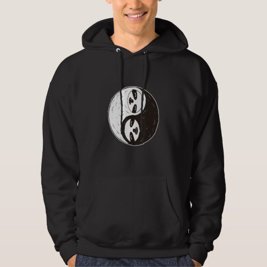 Veste À Capuche Sloth Yin Yang (Devant)