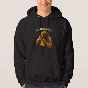 Veste À Capuche Slothurday Lazy Sloth Inactive Sloth Office Cowork