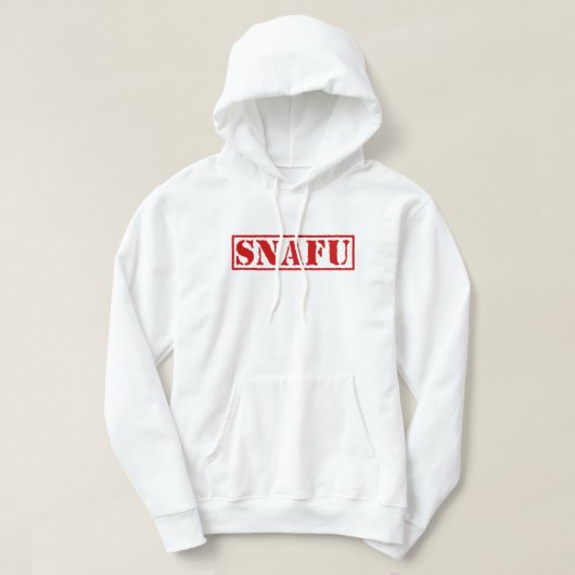 VESTE À CAPUCHE SNAFU (Design devant)