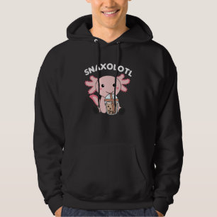 Veste À Capuche Snaxolotl Axolotl Amateurs de thé à bulles Animaux