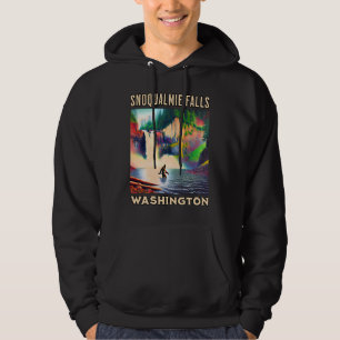 Veste À Capuche Snoqualmie Falls Washington Shirt, Sasquatch