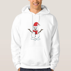 Veste À Capuche Snowman avec Bonnet rouge et Écharpe