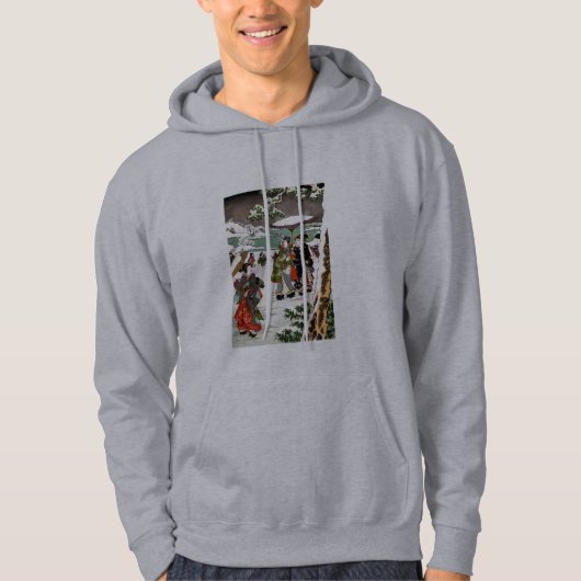 Veste À Capuche Snowscape japonais (Devant)