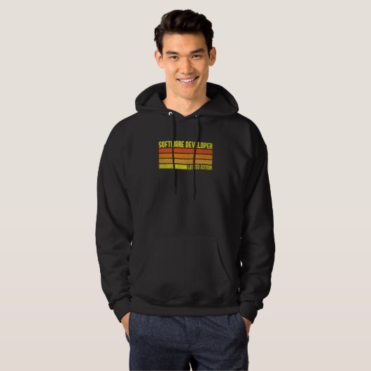 Veste À Capuche Software Developer Computer Engineer Nerd Job Titl (Devant entier)