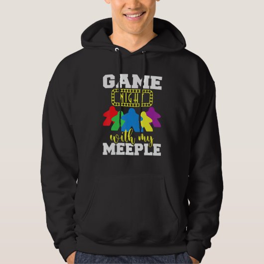 Veste À Capuche Soirée De Jeu Avec Mon Député - Tabletop Game Boar (Devant)
