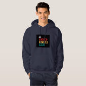 Veste À Capuche " Sois gentil avec toi " - Navy Blue (Devant entier)
