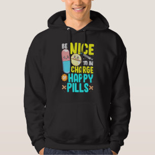 Veste À Capuche Sois Gentil Je Suis Responsable De Happy Pills Nur