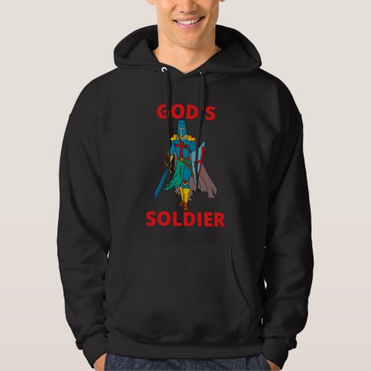 Veste À Capuche Soldat de Dieu en armes Hommes (Devant)