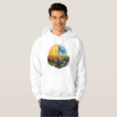 Veste À Capuche Soleil & Lune (Devant entier)