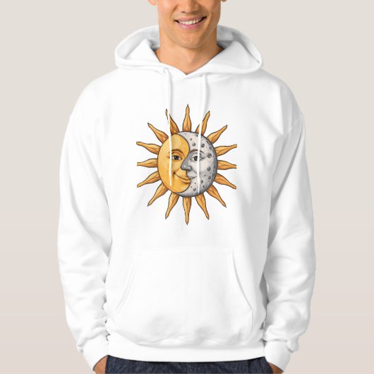 Veste À Capuche Soleil & Lune (Devant)