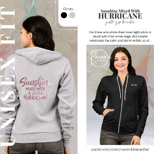 Veste À Capuche Soleil mélangé à un petit sweat-shirt Ouragan