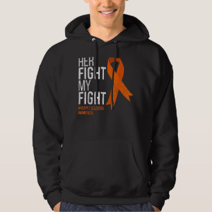 Veste À Capuche Son Combat Est Mon Combat Conscience De La Scléros