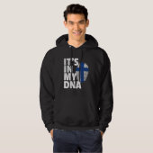 Veste À Capuche Son Dans Mon Adn Finlande Flag Pride Pays National (Devant entier)