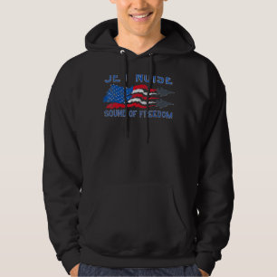 Veste À Capuche Son De Freedom Jet Bruit Drapeau Américain