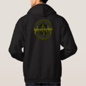 Veste À Capuche Son Jaune foncé sweatshirt poche et dos (Dos)