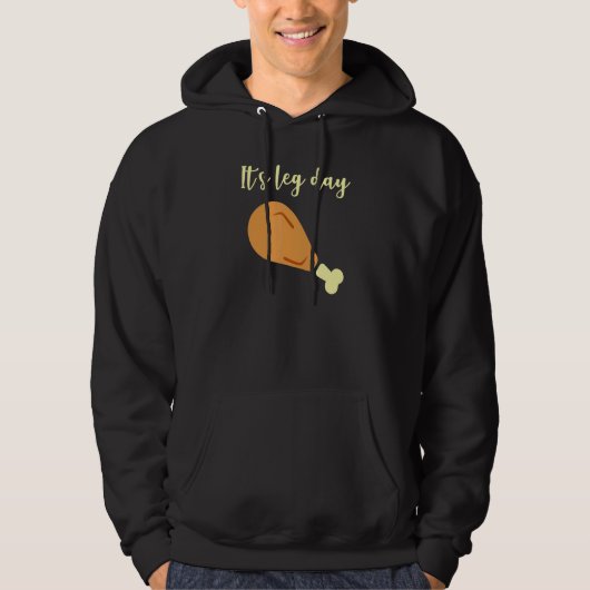 Veste À Capuche Son Jour de la Jambe (Devant)