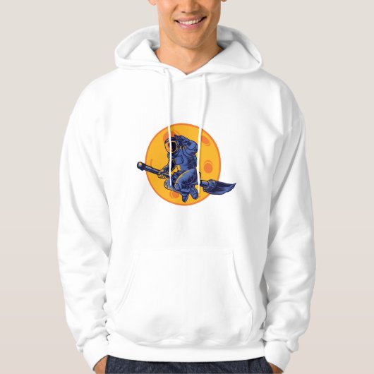 Veste À Capuche Sorcière de l'espace (Devant)