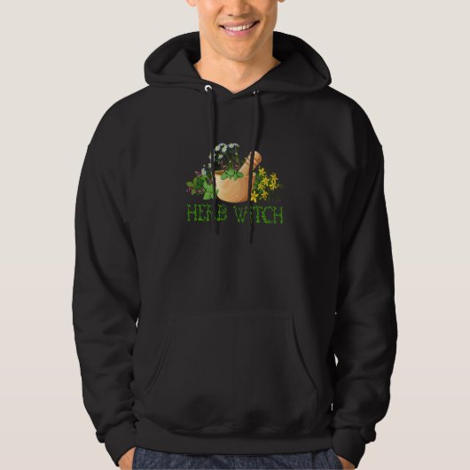 Veste À Capuche Sorcière des herbes (Devant)