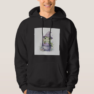 Veste À Capuche Sorcière grenouille avec Halloween Chaudron