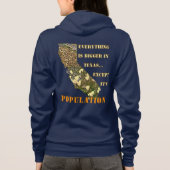 Veste À Capuche Sortez Du Vote California (Dos)