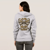 Veste À Capuche Sortie graphique Libérez avec intention (Dos entier)