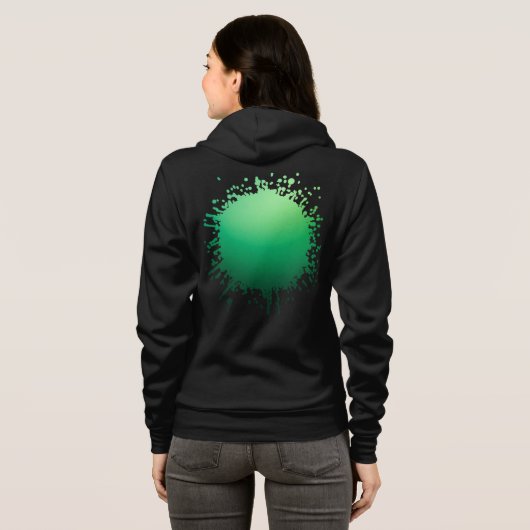 Veste À Capuche Souffle de Jade (Dos entier)