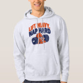 Veste À Capuche Soulever des Poids Drôle (Devant)