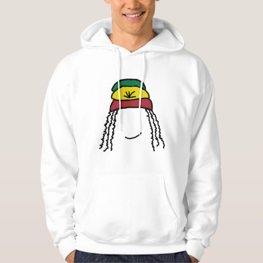 Veste À Capuche Sourire Rasta (Devant)