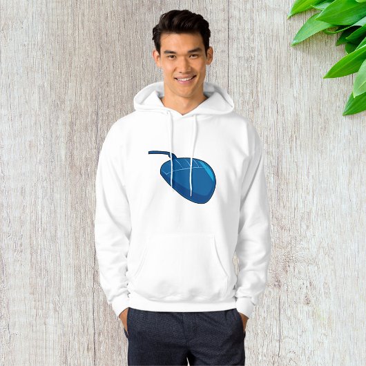 Veste À Capuche Souris d'ordinateur Bleu Cool Tech