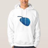 Veste À Capuche Souris d'ordinateur Bleu Cool Tech (Devant)