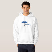 Veste À Capuche Sous le parapluie bleu de Debbie (Devant entier)