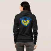 Veste À Capuche Soutenez la chemise ukrainienne (Dos entier)