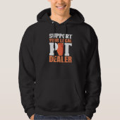 Veste À Capuche Soutenez votre concessionnaire Pot local Pot Pot P (Devant)