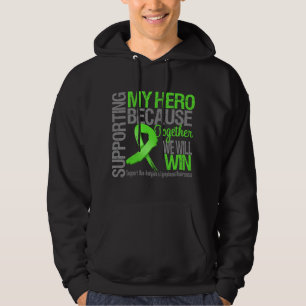 Veste À Capuche Soutenir mon héros - Lymphome non-Hodgkins