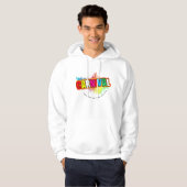 Veste À Capuche Souvenir de CARNIVAL Coloré (Devant entier)