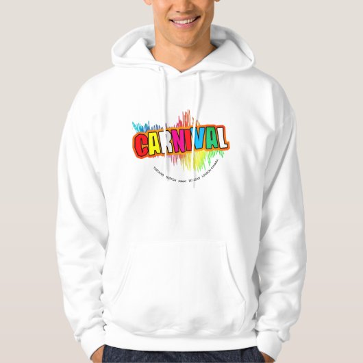 Veste À Capuche Souvenir de CARNIVAL Coloré (Devant)