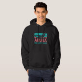 Veste À Capuche Souvenir des îles Caraïbes Aruba (Devant entier)