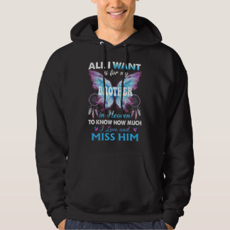 Veste À Capuche Souvenir Mon frère vit dans le ciel Mémoire perdue