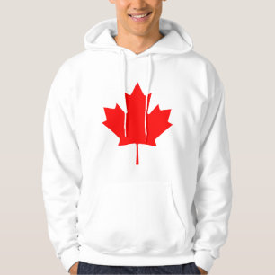 Veste À Capuche Souvenir rouge de feuille d'érable du Canada