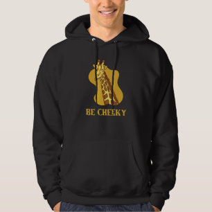 Veste À Capuche Soyez Cheeky Giraffe Sourires Et Winks Souriant Et