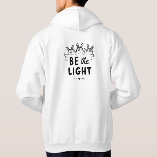 Veste À Capuche Soyez la Lumière (Dos)