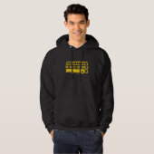 Veste À Capuche Soyez Sympa Ou Promenez-Vous À L'École De Bus (Devant entier)