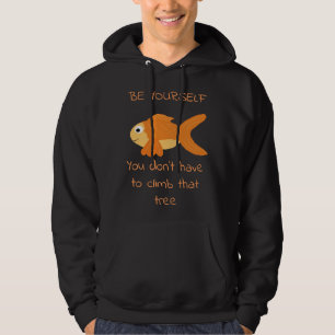 Veste À Capuche Soyez Vous-Même Les Poissons Montent Les Arbres