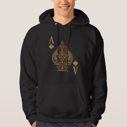 Veste À Capuche Spades Poker Ace Casino (Devant)