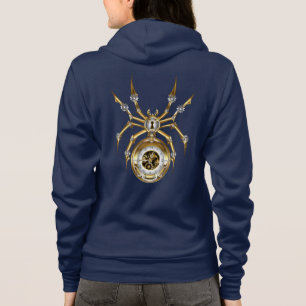 Veste À Capuche Spider Steampunk sur Arrière - plan pourpre