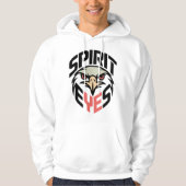 Veste À Capuche Spirit Eyes Hoodie – Bold Eagle Mascot Design for (Devant)