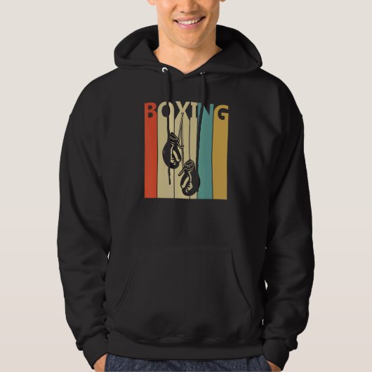Veste À Capuche Sport de boxe vintage (Devant)