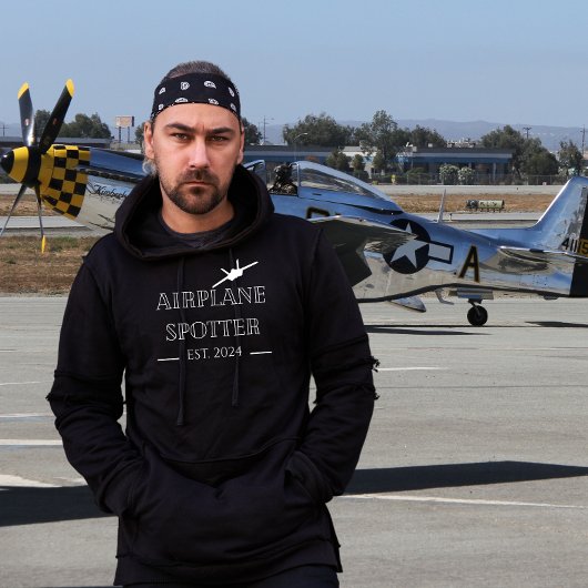 Veste À Capuche Spotter minimaliste d'avion, personnalisé