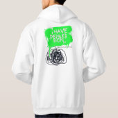 Veste À Capuche SprayPaint esprit sourire (Dos)