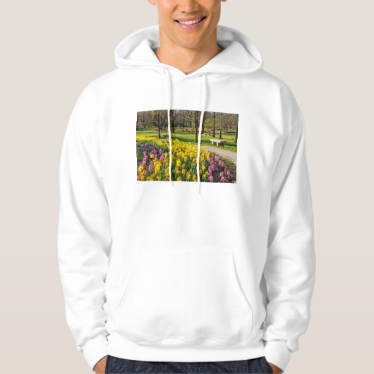 Veste À Capuche Spring Season Flower Garden (Devant)